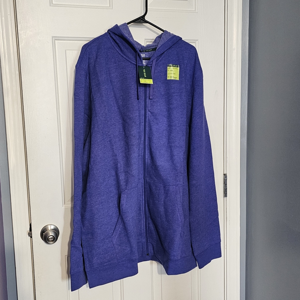 Mens Purple Hoodie Jacket